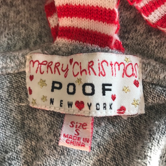 Merry Christmas Poof Sequin Snowman Holiday Sweater Size S - Picture 4 of 5